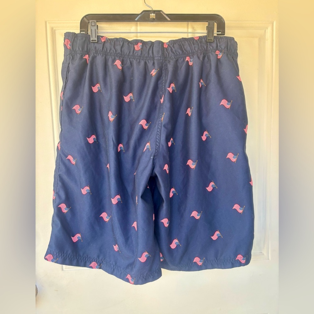 Fade Glory  Short Mens Large Hidden Pocket United States Flags